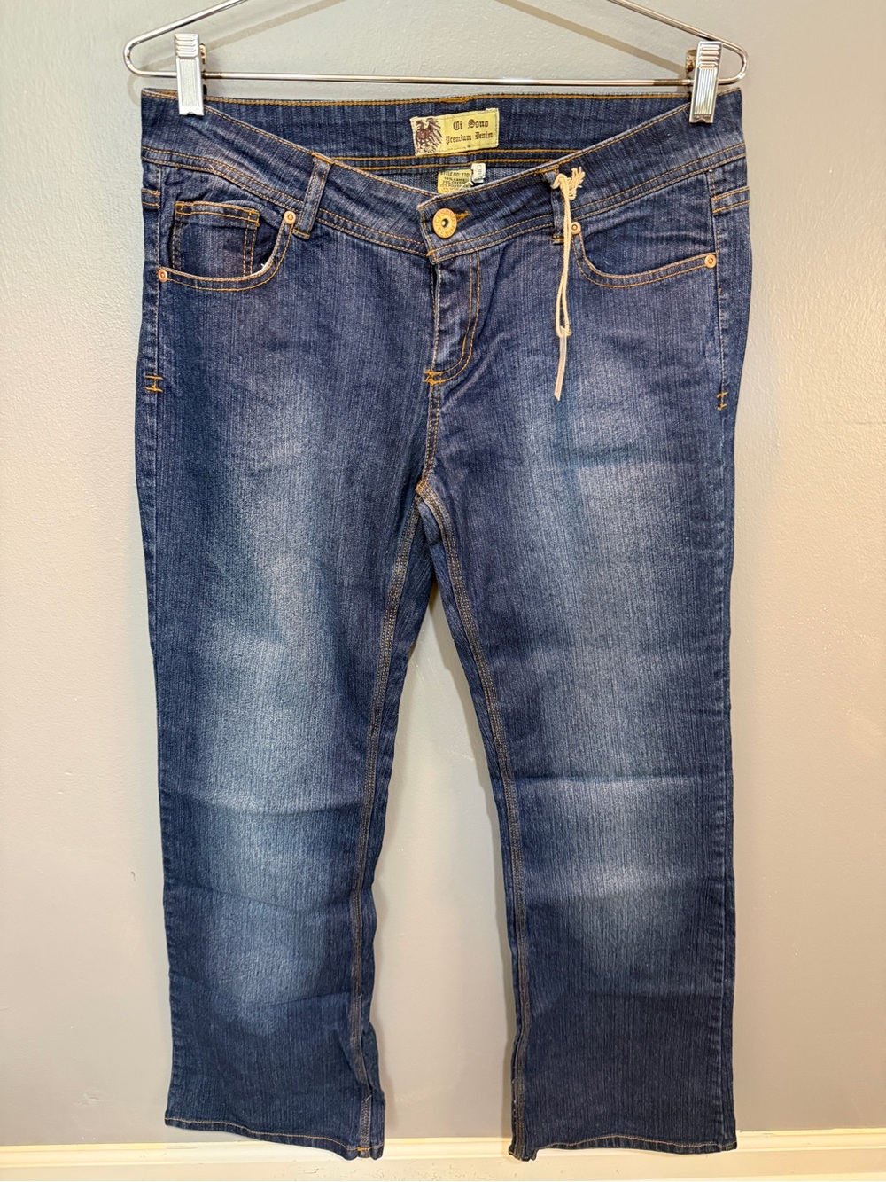 Ci Sono Women's Dark Blue Bootcut Jeans Sz 11 Juniors